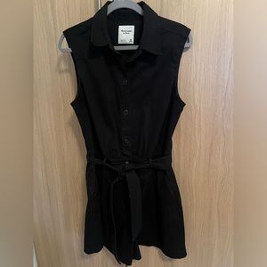 Abercrombie and Fitch Women’s Utility Romper Black Medium